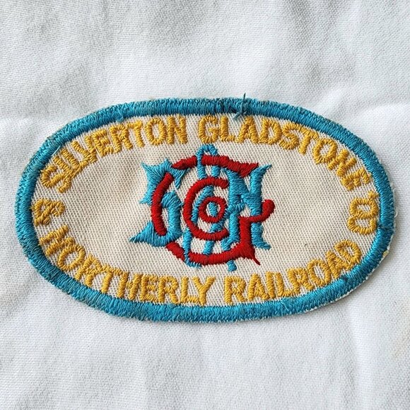 Other - Silverton Gladstone Northerly Railroad Co SG&N Sew‎ On Embroidered Vintage Patch